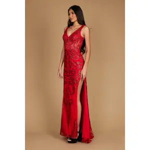 Sequin Corset Bodice Formal Prom Dress