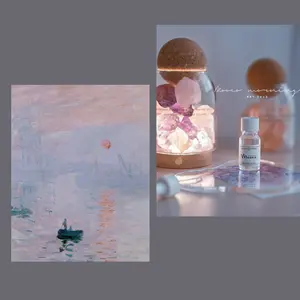 Himalayan Salt Night Lamp 6.3" Natural Healing Crystal Aroma Stone Diffuser Bedside Lamp USB Port 3 Colours Dimming Mode Bedroom Lamp Home Decor