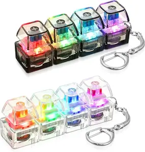 LED Fidget Keychain | Stress Relief Clicker Toy