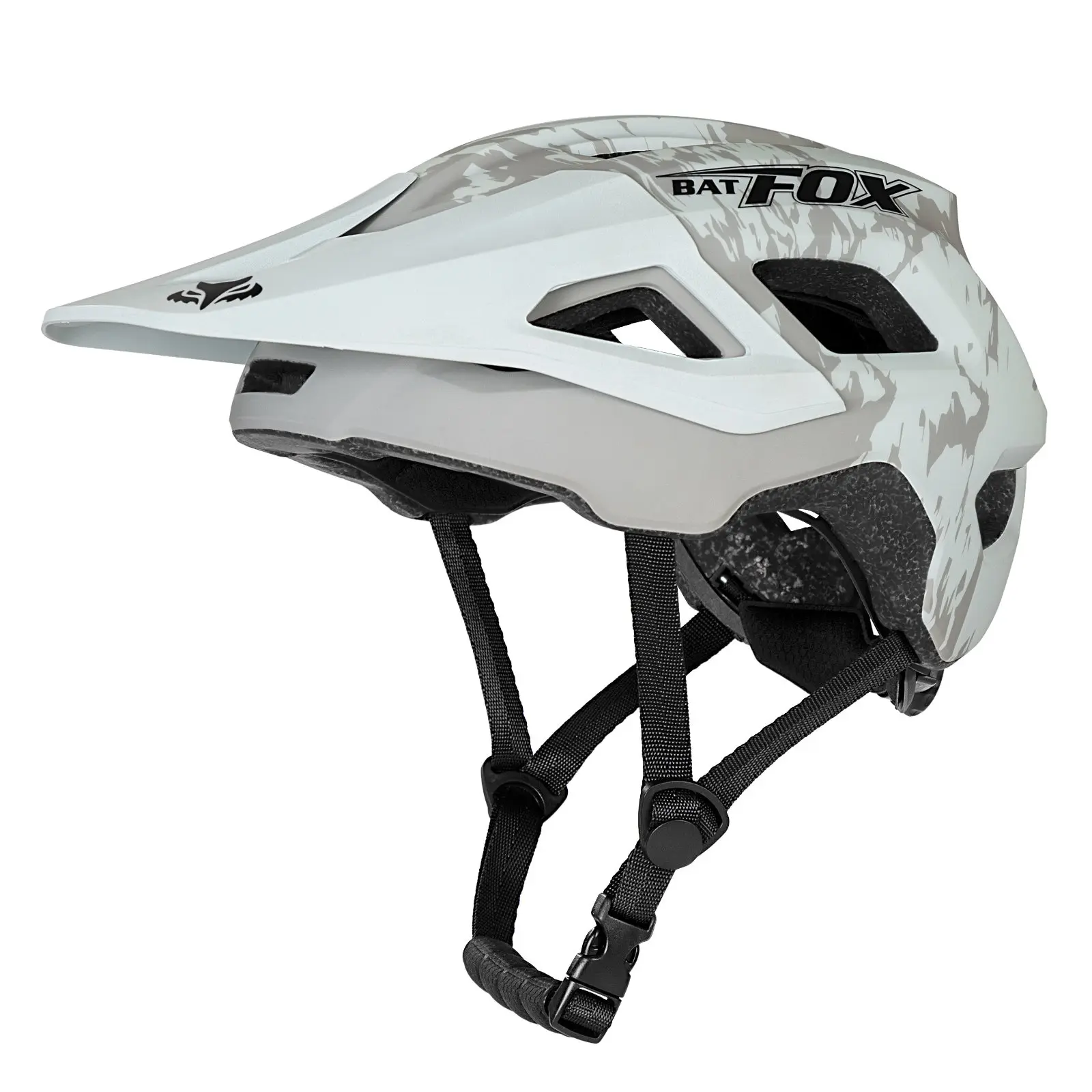 bat fox mountain bike helmets Batfox Mountain Bike Helmet, Camouflage Design, Aerodynamic Comfort,  Durable and Lightweight, Ideal for Cycling