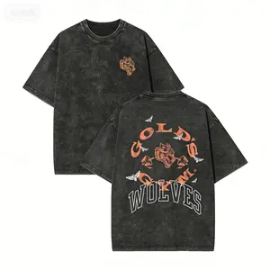 Unisex Washed T-Shirt for Women and Men's Unisex Fit Batik Cotton Oversize Streetwear Menswear Super Soft Pre-Shrunk