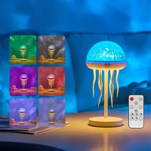 Mesmerizing Jellyfish Lamp Projector – 7-Color Ocean Light with Moving Tentacles, Touch Control & Remote – Create Relaxing Ambient Vibes for Bedroom, Party & Home Decor