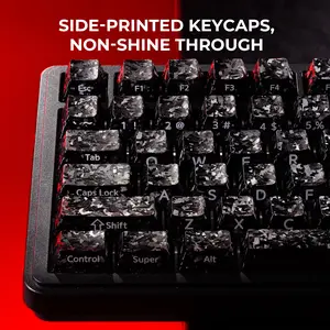 XVX Forged Carbon-Look Cherry Profile Keycaps Set 119-key keycap set（only keycap, not include a keyboard）