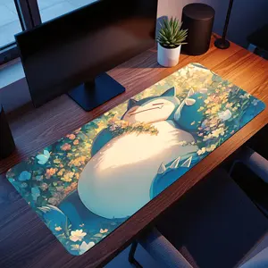 Snorlax Gaming Mouse Pad Personalized Anime Desk Mat