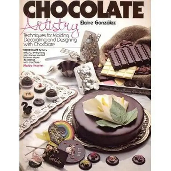 USED Book - Chocolate Artistry: Techniques for Molding, Decorating, and Designing With Chocolate by Elaine Gonzalez (Paperback) - english