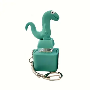 Chirping Lizard and Quacking Duck & Croaking Frog Keyboard Clicker Fidget Toy Keychain  Multifunctional with Colorful LED Light Up Sound Rechargeable for Stress Relief Fun Gift for Kids Boys Girls Teens Adults