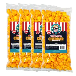 Wisco Pops Cheddar Popcorn, Large Mix, 4.2 oz, 4-Pack, Wisconsin's Best