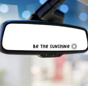 Be the Sunshine - Vinyl Mirror Decal