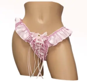 Janet's Closet  Ultra-Feminine Satin Ruffle Sissy Panties – Sweet & Sexy Lingerie