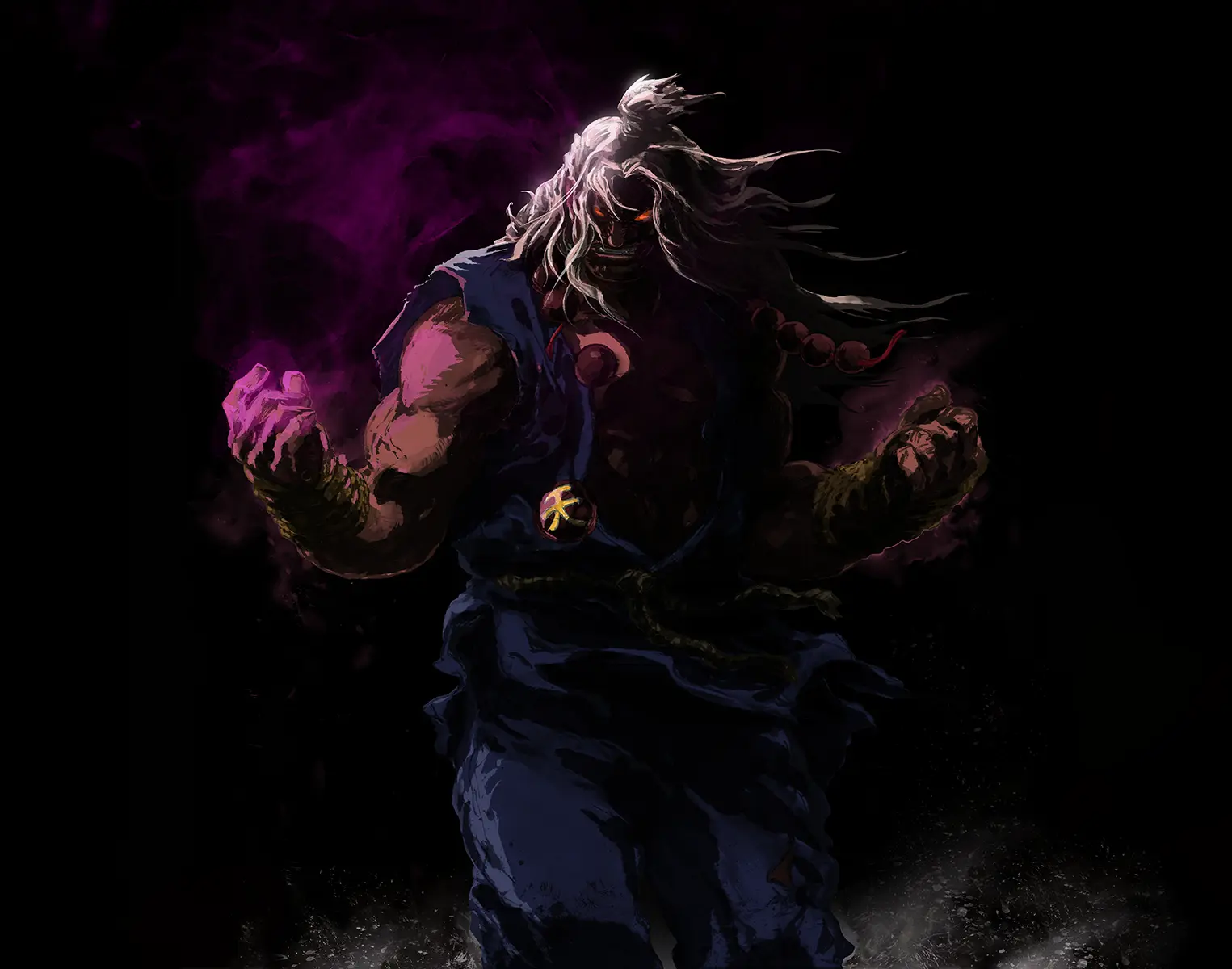 Must have Amazing Art Print Akuma / Gouki of Street Figter series for wall decor 20x20