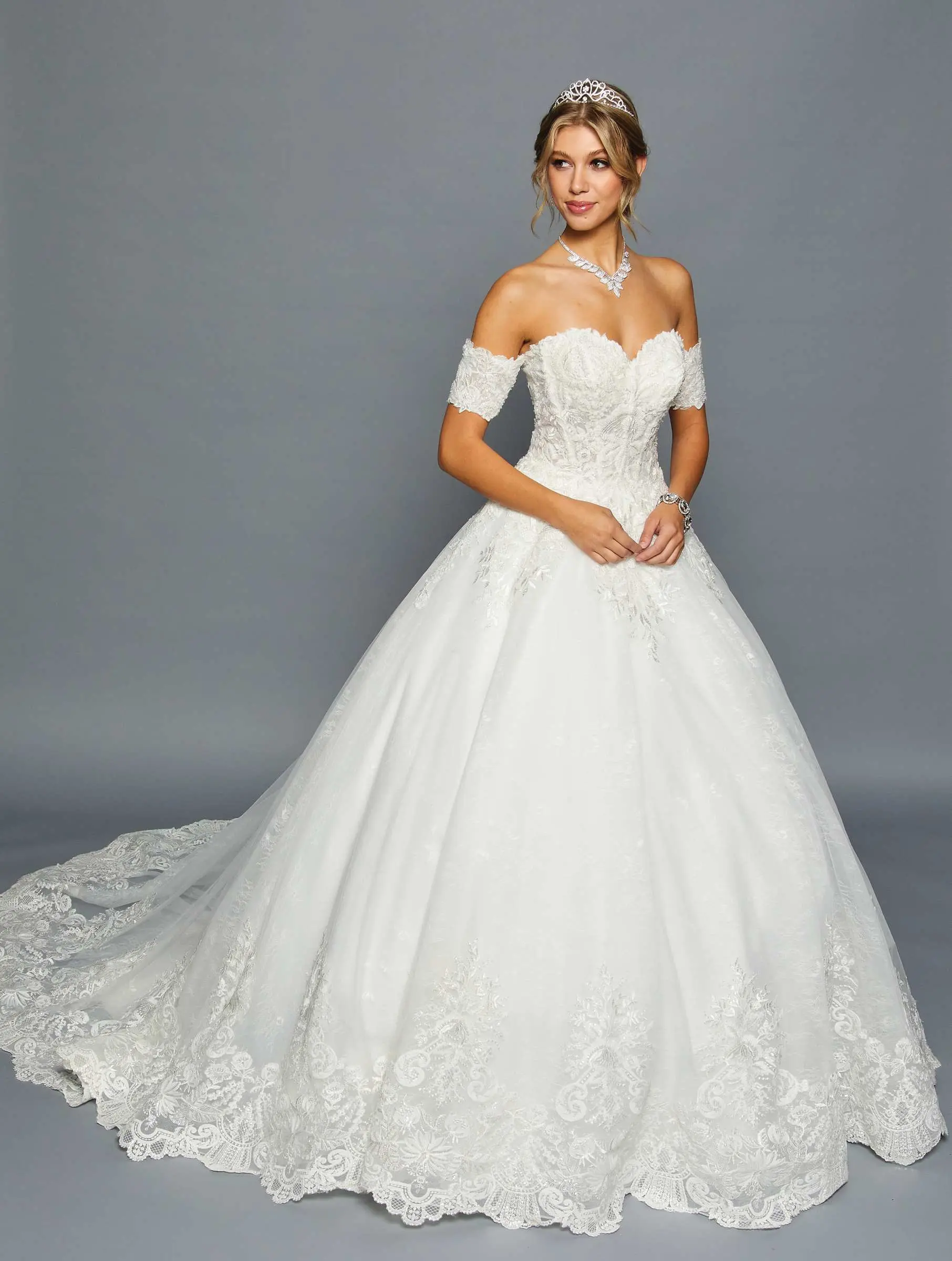 DeKlaire 462 Long A-Line Wedding Ballgown