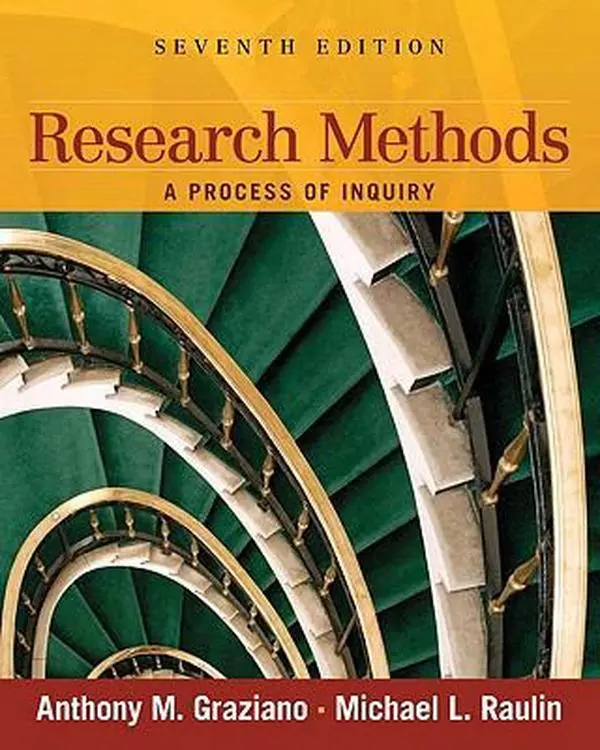 USED Book - Research Methods: A Process of Inquiry by Anthony M. Graziano (Hardcover) - english