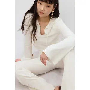 H&M Textured jersey trousers