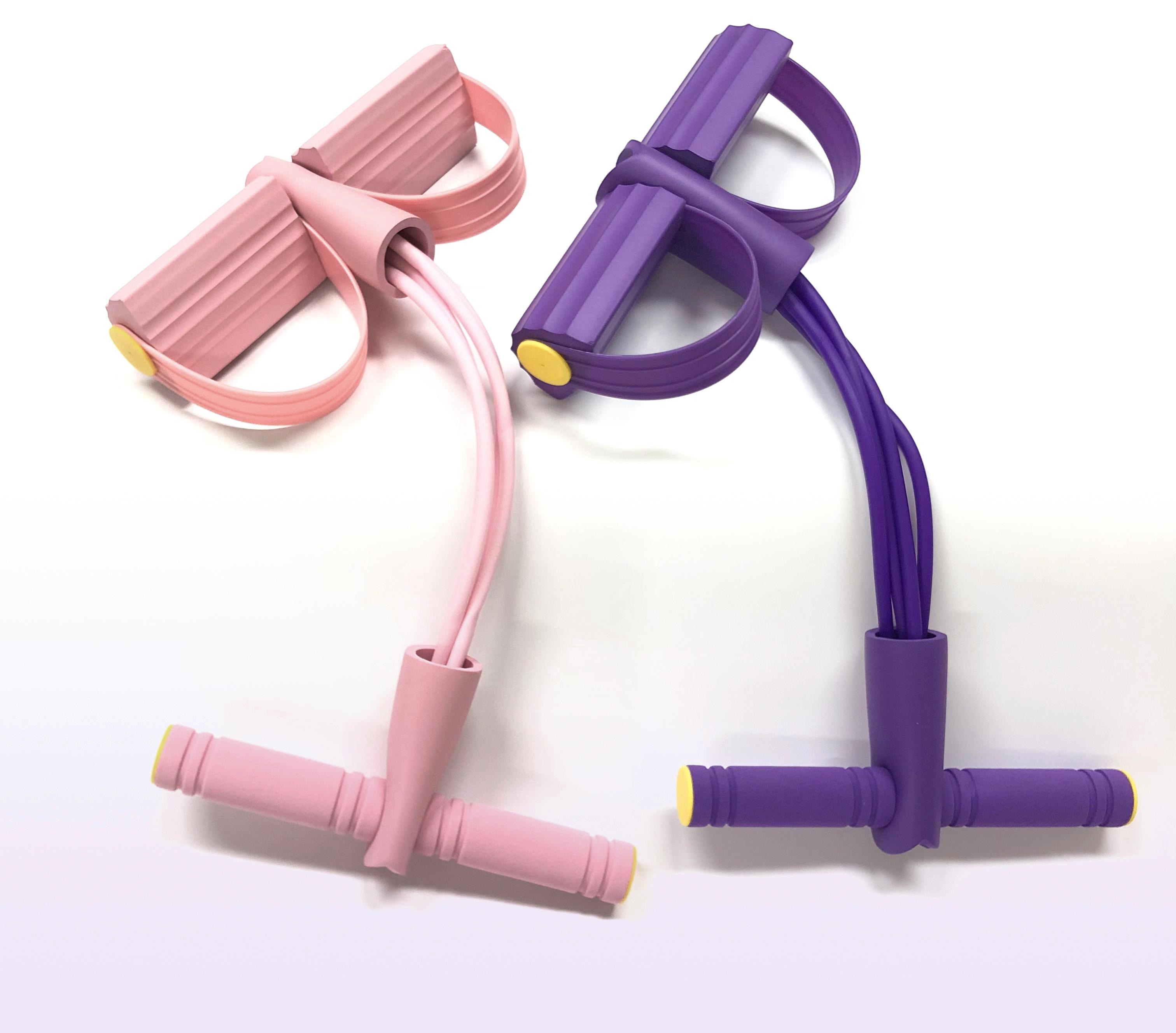 Portable Elastic Tube with Foot Support, Latex Material, Lightweight Design with Dual Grip Feature, Simple Tool for Home Use & Daily Activity