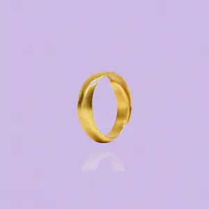 《YNZ03》8mm Classic Domed Open Ring, Adjustable Fit, Perfect for Daily Style