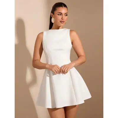 White Dress Shein for Birthday TikTok Shop - Main Image