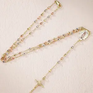 VIRGEN DE GUADALUPE Necklace ROSARIO ROSARY