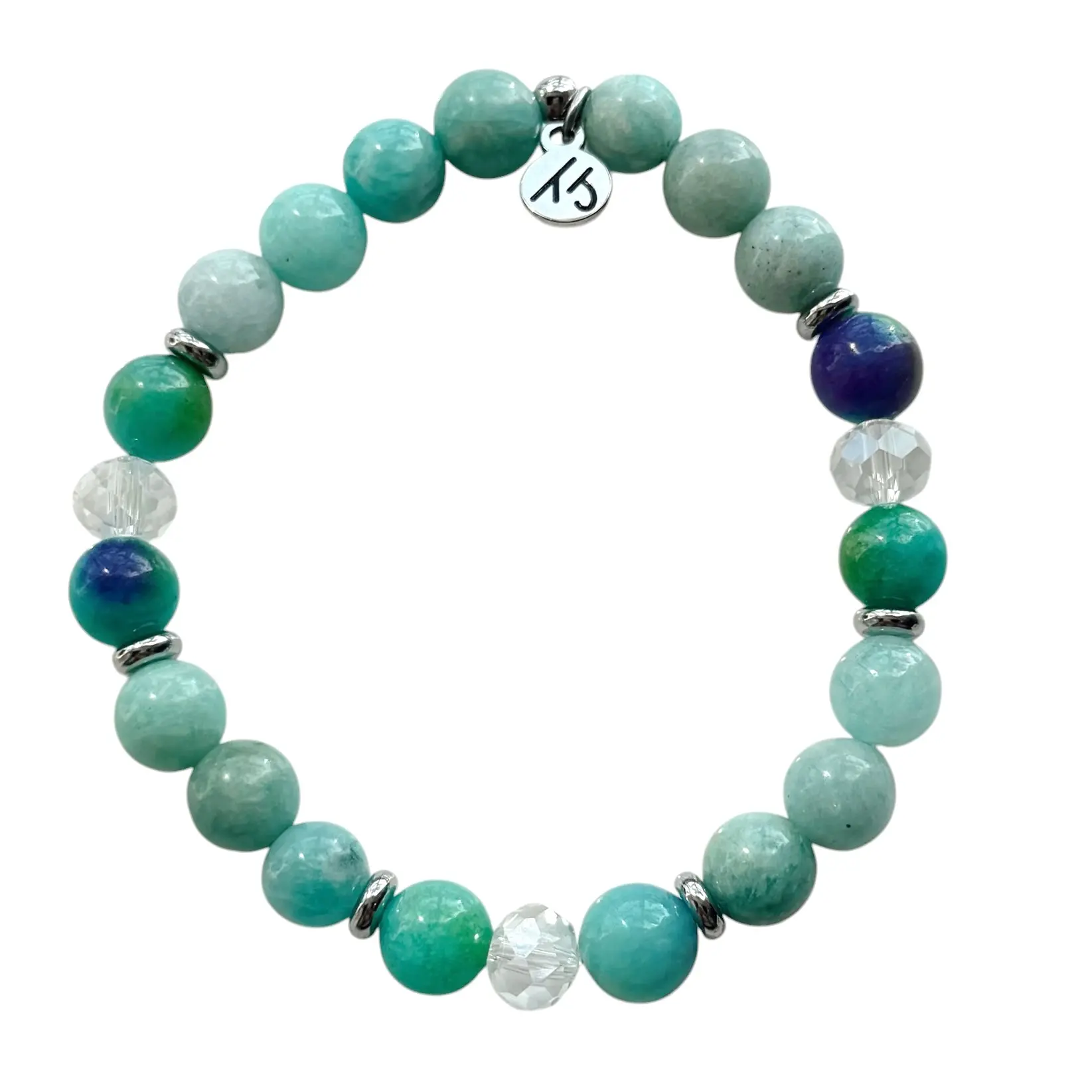 TTT Live Exclusive Peruvian Amazonite Gemstone Happiness Stacker Bracelet