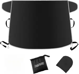 B BRAZIFY Windshield Snow Cover for Cars, All-Season Windshield Snow Cover for Cars and SUVs with 600D Oxford Fabric and Anti-Theft Straps