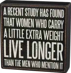 Primitives Recent Study Box Sign