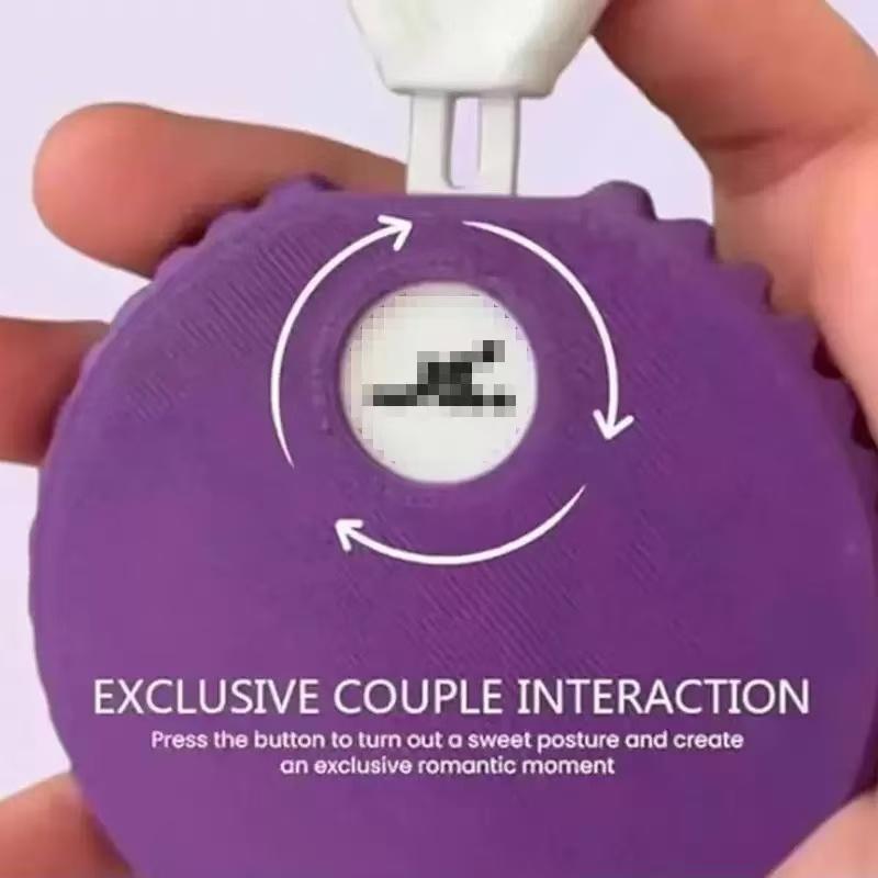 Couples Fun Decision Wheel – Romantic Date Night Game Spinner for Him & Her | Relationship Icebreaker & Surprise Challenge Picker, Compact, Unisex Use