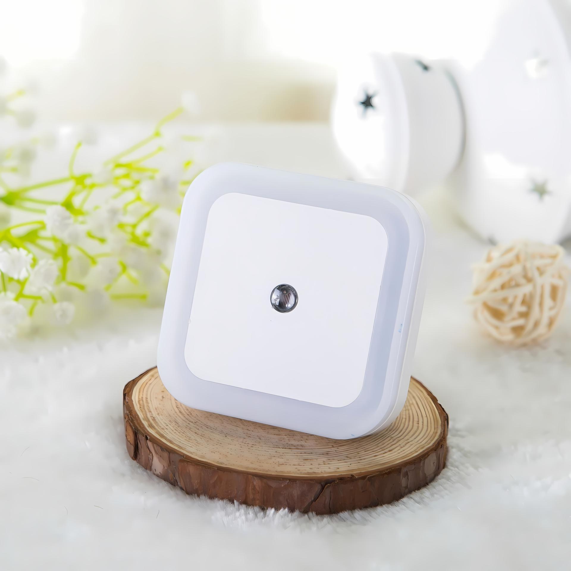 6-Pack LED Plug-in Night Lights, Dusk to Dawn Sensor Lamp, Warm White Lighting for Bedroom, Bathroom, Hallway & Holiday Party Decor