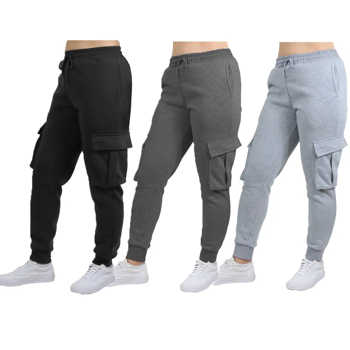 (Cargo) Black-Charcoal-Heather Grey