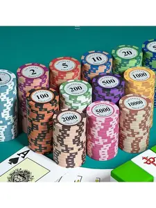 Chips—point tokens—clay chips used as substitutes in card games., Game Night