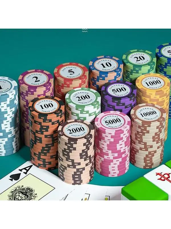 Chips—point tokens—clay chips used as substitutes in card games., Game Night