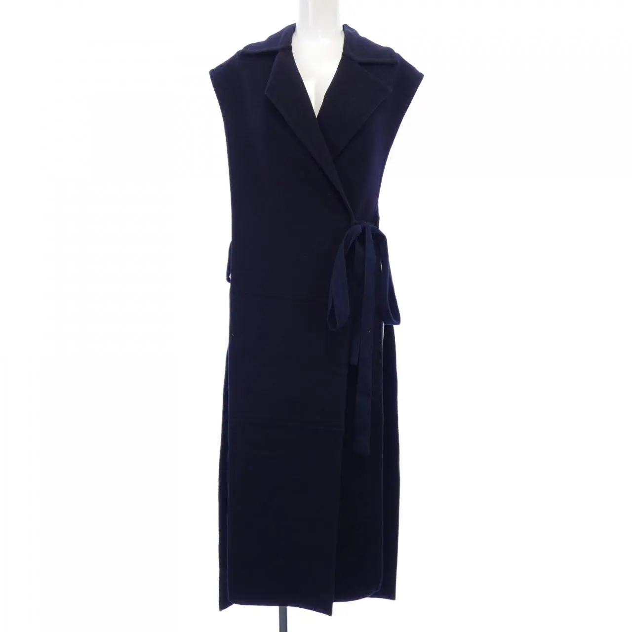 Pre-owned Celine Others Small Leather Goods Long Vest Cashmere Vest
