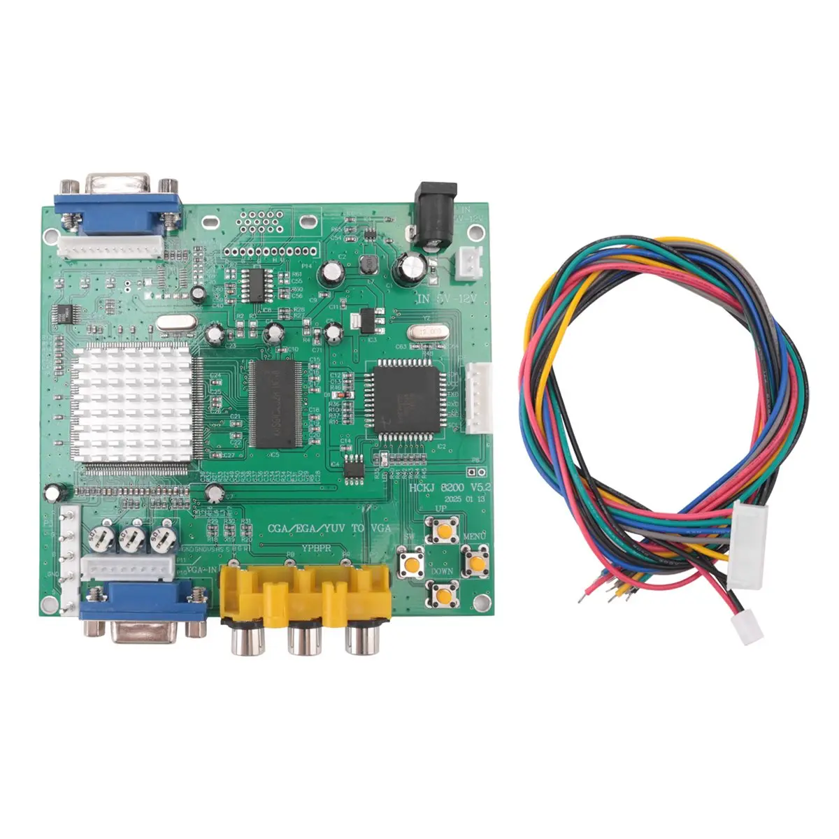 GBS8200 CGA/EGA/YUV/RGB to VGA Output Arcade Jamma Game HD Video Converter Board Monitor to LCD GBS-8200