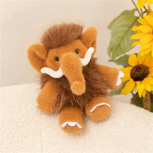 16cm Plush Deer and Mammoth Toy, Soft and Fluffy Stuffed Animal, Ideal Gift for Forest Animal Lovers, Unisex Plushie