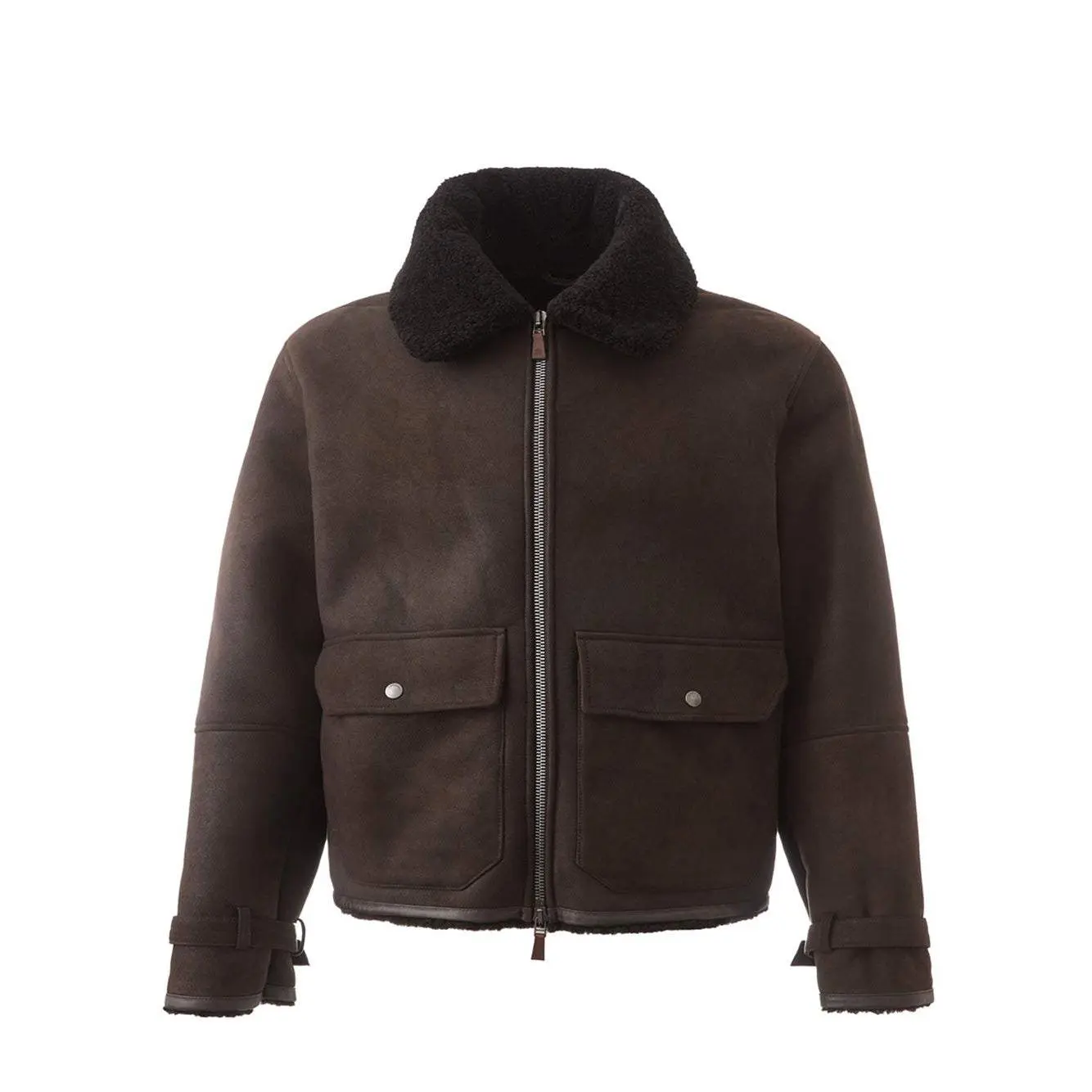 Lardini Brown Sheepskin Jacket