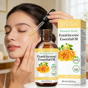 60ML Sefudun Premium Frankincense Essential Oil, Aromatherapy Massage Skincare Serum, Moisturizing Nourishing Firming Skin Care