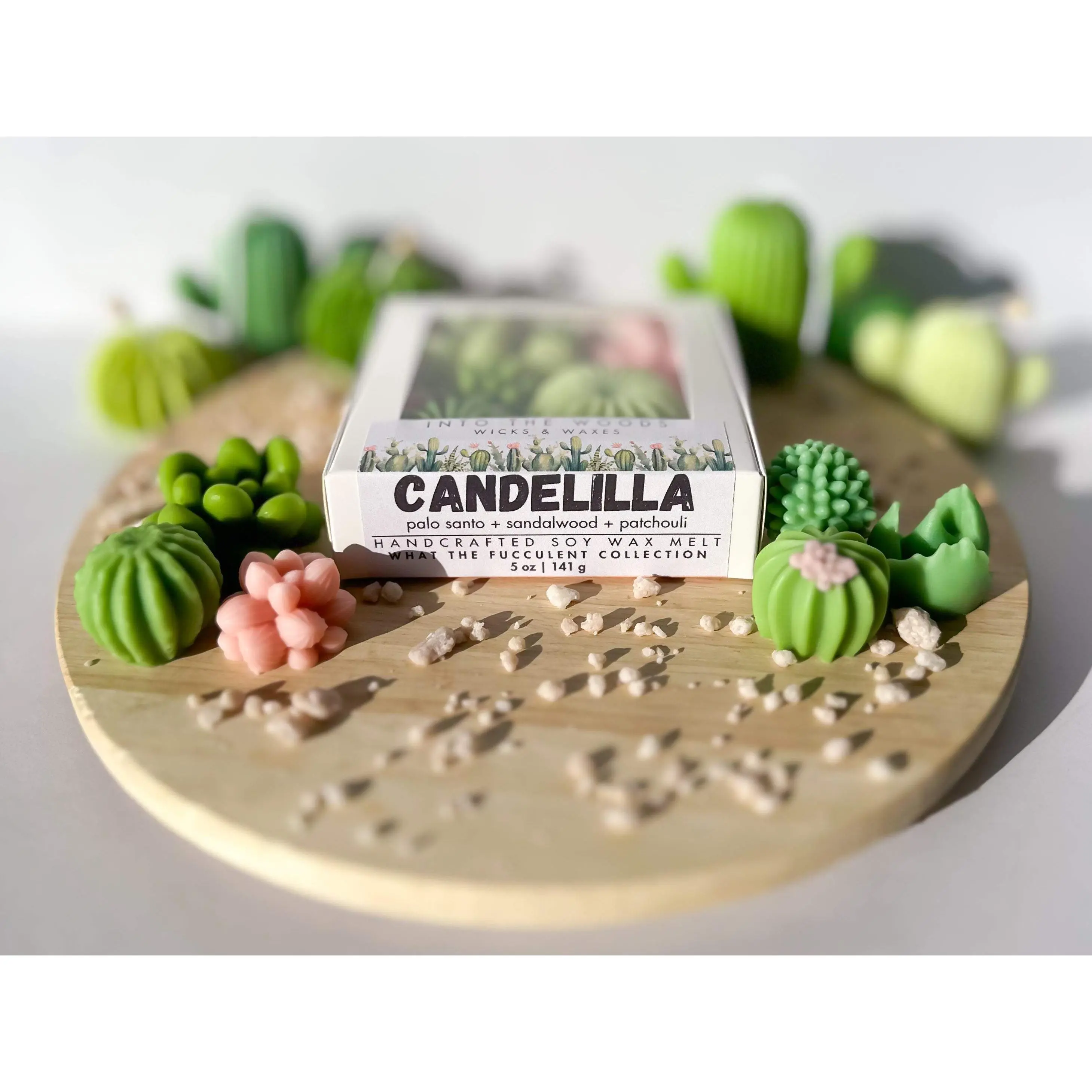 Candelilla Wax Melts - Palo Santo + Sandalwood + Patchouli