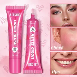 Three-Color Liquid Blush Set, Cosmetic, Long-Lasting Flawless Natural Finish with Glow, Perfect for All Skin Types, Ideal for Daily Use & Special Occasions, Glam
