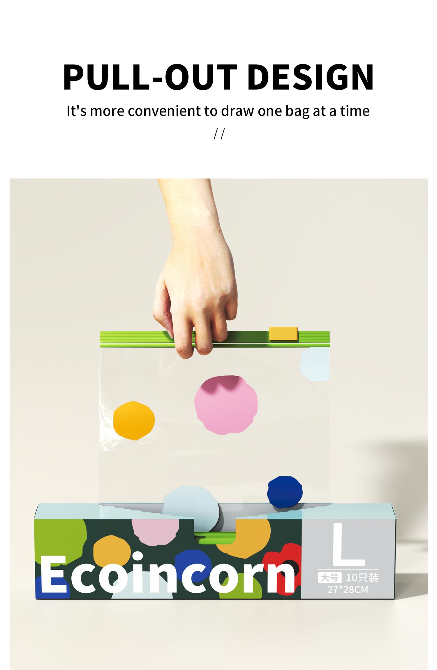 20pcs/Box S/M/L Sizes Freezer Sealable Storage Bags, Refrigerator Portion Bags, Food Packaging, Reusable, Food Cabinet Odor-proof Bags, Sa Dressing Sealed Fresh Bags, Thickened Household Self-sealing Zipper Bags