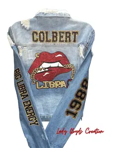 CUSTOM ZODIC DENIM JACKET