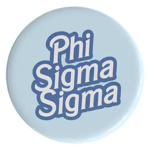 Phi Sigma Sigma Dreamhouse Sorority Button