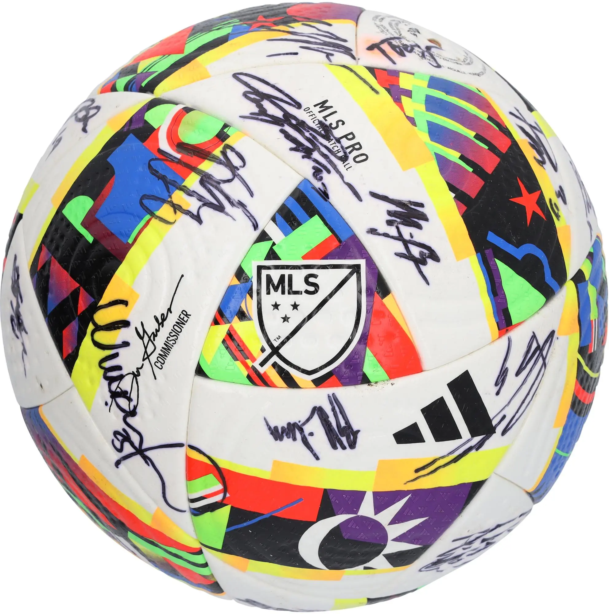 San Jose Earthquakes Autographed Match-Used Soccer Ball from the 2024 MLS Season with 20 Signatures - Fanatics Authentic Certified