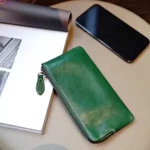 2026 New Ultra-Slim Long Flat Wallet, Portable Cash Bill Organizer Pouch with Coin Pocket, Lightweight Minimalist Men's Money Storage Bag, Purse Accessories for Daily Carry & Travel