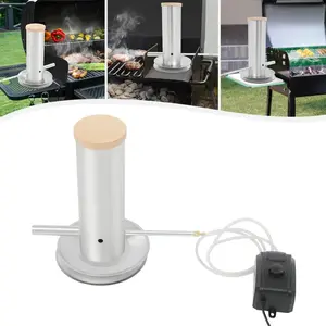 Electric Cold Smoke Generator Stainless Steel Portable Barbecue Smoker for Home Restaurant Outdoor Cooking Durable Easy Install