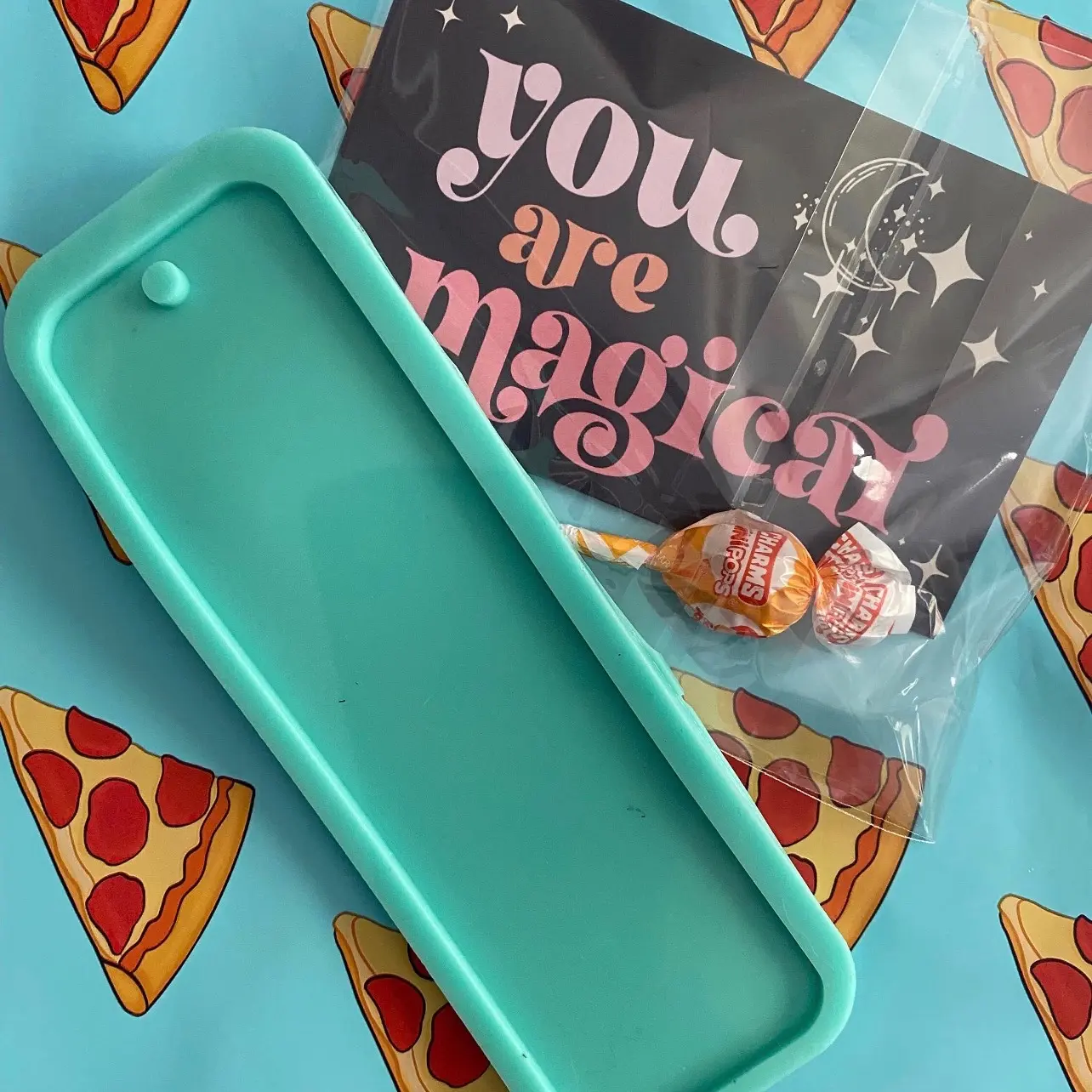 Plain Rectangular Bookmark Silicone Mold