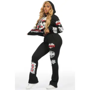 Kaydenca Black Stacked Track Set