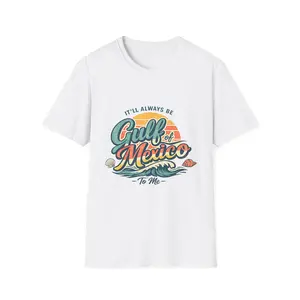 Gulf of Mexico Vintage Sunset shirt | Beach waves seashells tee
