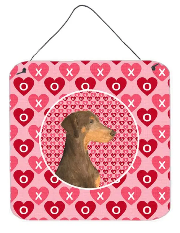 Doberman Aluminium Metal Wall Or Door Hanging Prints
