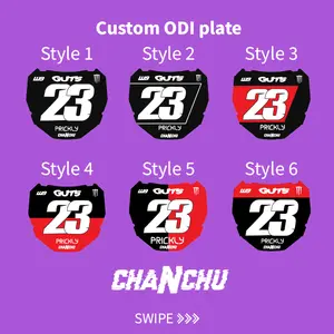 Customizable ODI E-Bike Number Plate Decal - Made to order