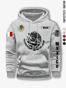 Men's City Print Hoodie, Fashionable Comfortable Casual Wear, Ideal for Daily & Sports Activities, Stylish Men's Clothing