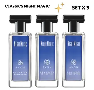 Avon Night Magic Perfume Set, 3-Pack Eau de Cologne for Women