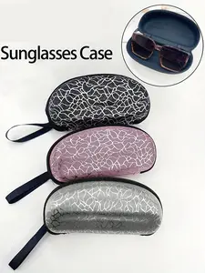 1/2/3pcs Hard Shell Sunglass Case- Portable Durable Protective Eyewear Pouch With Hook Design& Go Line, Zipper Opening Glasses Bag, Sunglasses Box, For Travel Outdoor Use- Ideal Gift For Travelers& Outdoor Enthusiasts, Funky Style, Valentine's Day, Ramada
